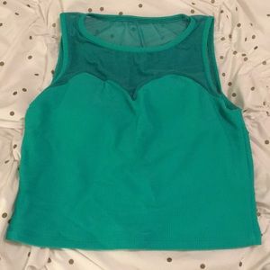 Kortni Jeane Netted Sweetheart Top